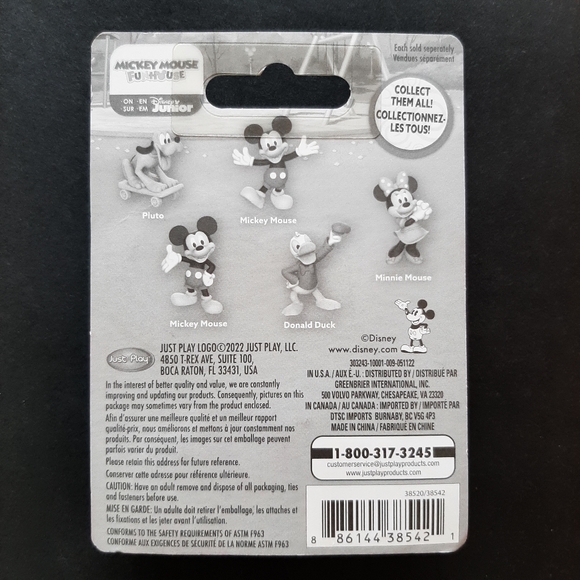 Disney Junior Mickey Mouse Funhouse Mini Figure Collection Set of 3 Minnie Duck - Picture 9 of 9